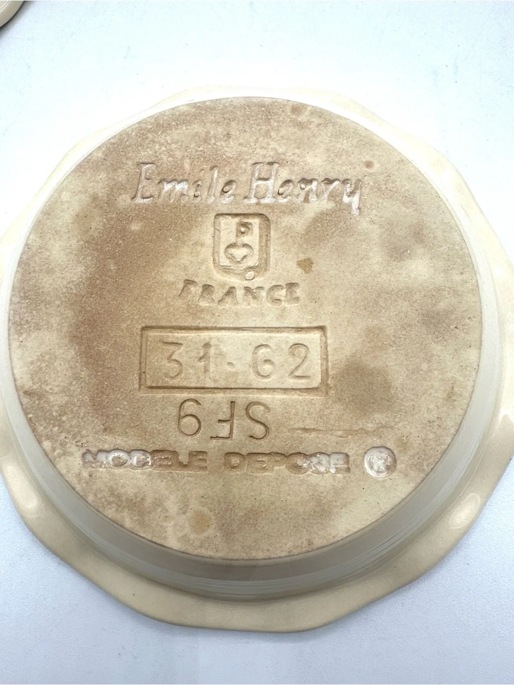 Set of 4 Emile Henry mini pie plates. Made in France. See pictures